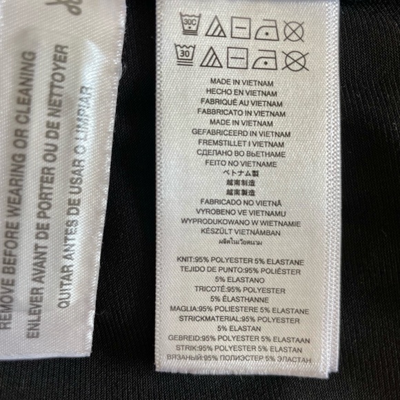 Michael Kors Long sleeve Black Midi Dress - Medium - Picture 13 of 15